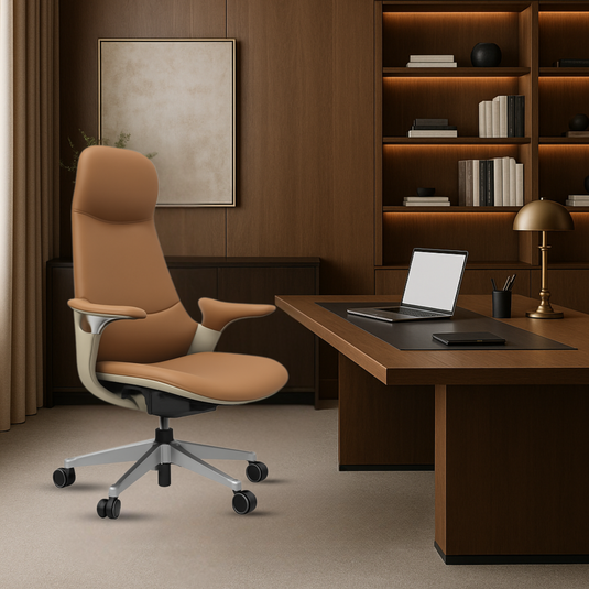 MOON LEATHER HIGH BACK - COPPER