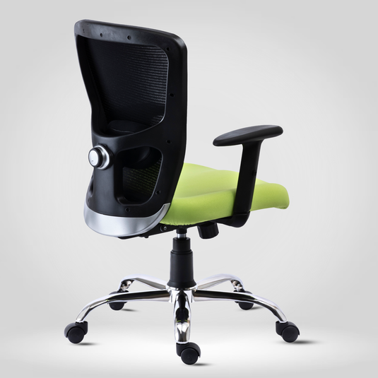 HUMAN METHOD VIBE PRO ERGONOMIC MID BACK REVOLVING OFFICE CHAIR - GREEN
