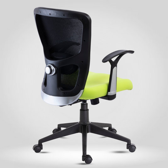HUMAN METHOD VIBE ELITE ERGONOMIC MID BACK REVOLVING OFFICE CHAIR - GREEN