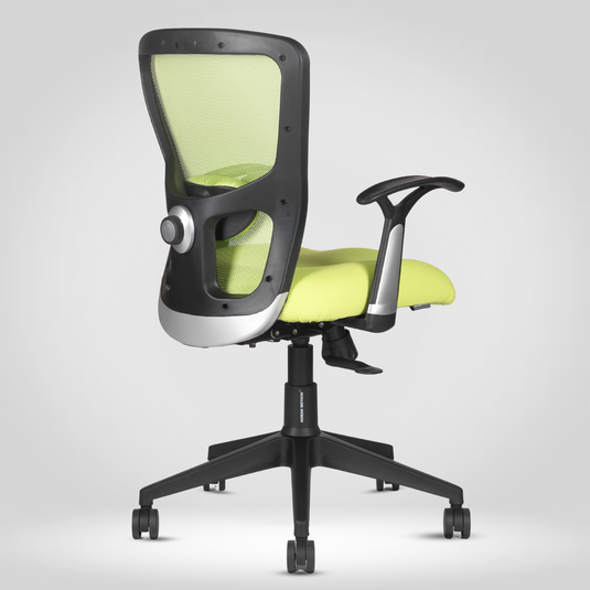 HUMAN METHOD VIBE ELITE ERGONOMIC MID BACK REVOLVING OFFICE CHAIR - FLUORESCENT GREEN