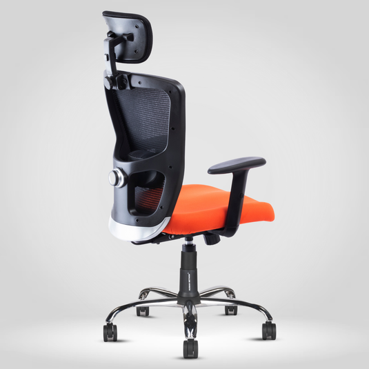 HUMAN METHOD VIBE PRO ERGONOMIC HIGH BACK REVOLVING OFFICE CHAIR - ORANGE