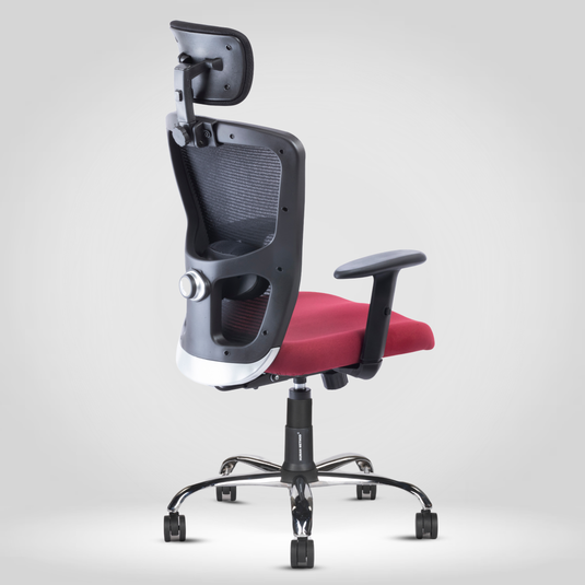 HUMAN METHOD VIBE PRO ERGONOMIC HIGH BACK REVOLVING OFFICE CHAIR - MAROON