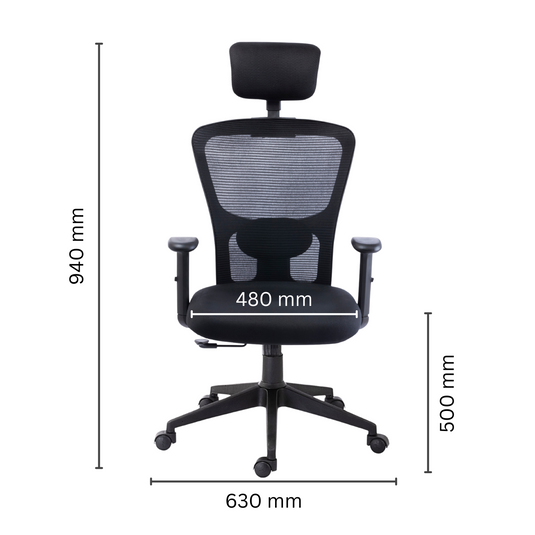 VIBE HIGH BACK - BLACK