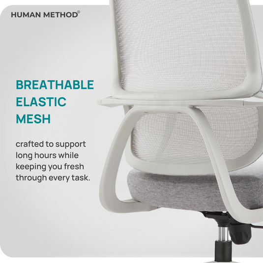 ZENETH HIGH BACK - WHITE - GREY