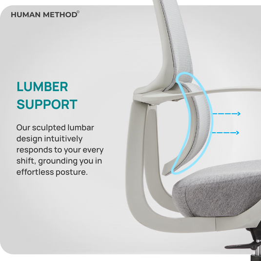 ZENETH HIGH BACK - WHITE - GREY