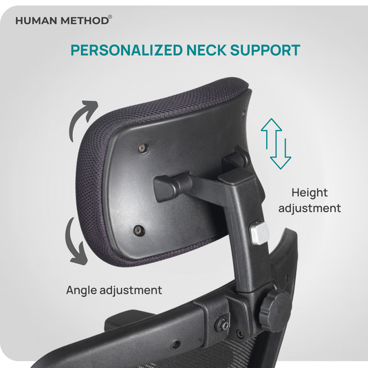 HUMAN METHOD VIBE PRO ERGONOMIC HIGH BACK REVOLVING OFFICE CHAIR - ORANGE