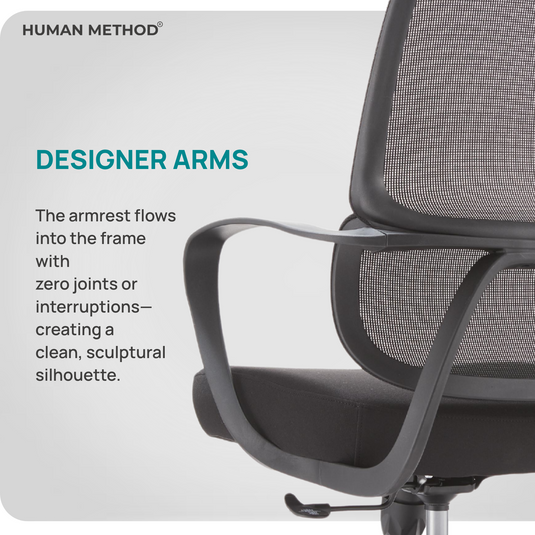 ZENETH HIGH BACK - JET BLACK