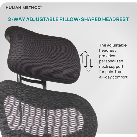 HUMAN METHOD TASK HIGH BACK REVOLVING CHAIR - MAROON