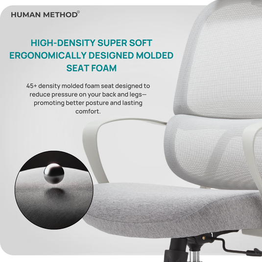 ZENETH HIGH BACK - WHITE - GREY