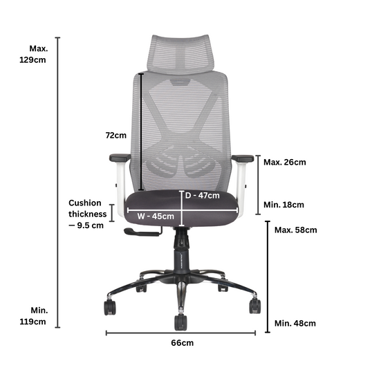 SIENA HIGH BACK - GREY