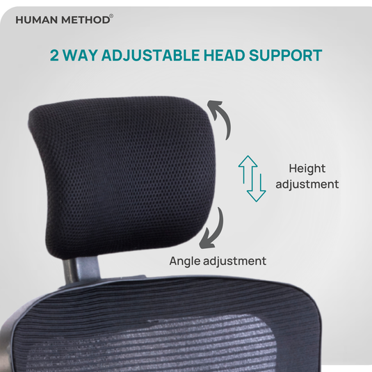HUMAN METHOD VIBE ELITE ERGONOMIC HIGH BACK REVOLVING OFFICE CHAIR - MAROON