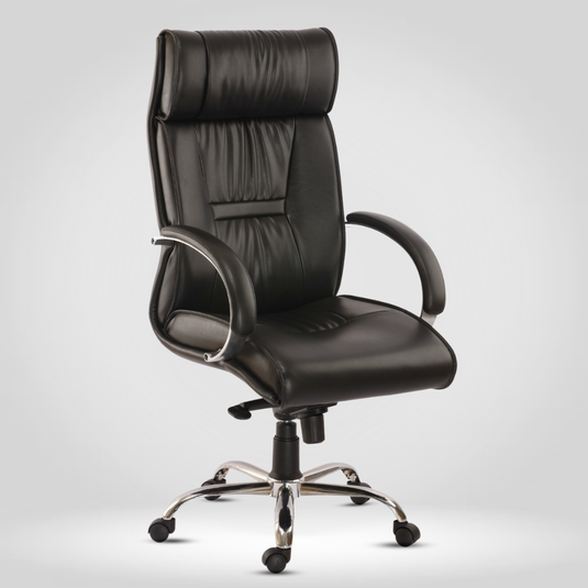 HUMAN METHOD OPERA HIGH BACK REVOLVING CHAIR (PREMIUM) - BLACK