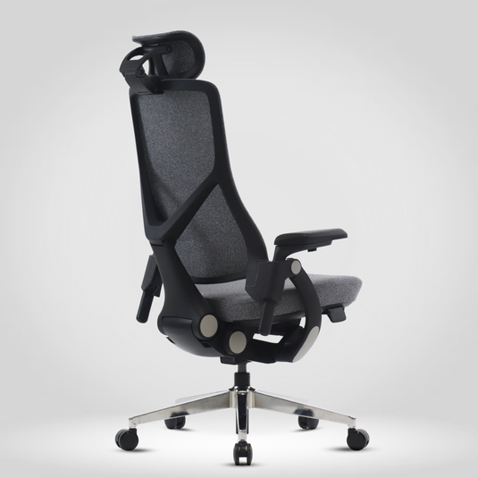 HUMAN METHOD GRAVITY HIGH BACK REVOLVING CHAIR -BLACK