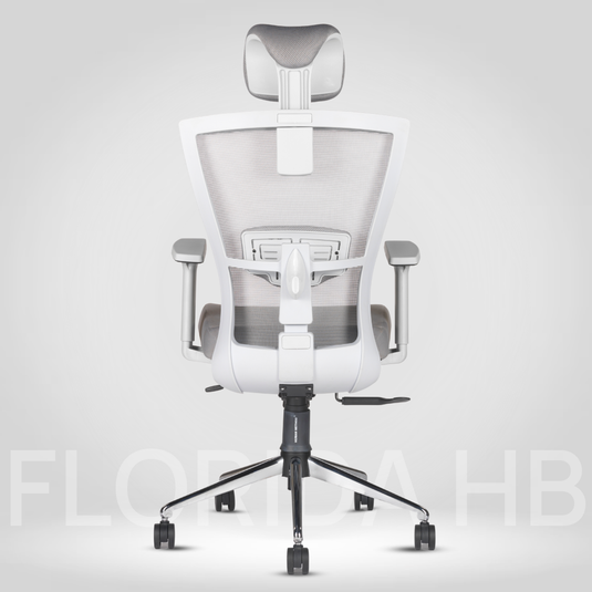 HUMAN METHOD FLORIDA PRO PREMIUM ERGONOMIC HIGH BACK REVOLVING OFFICE CHAIR - PLATINUM GREY