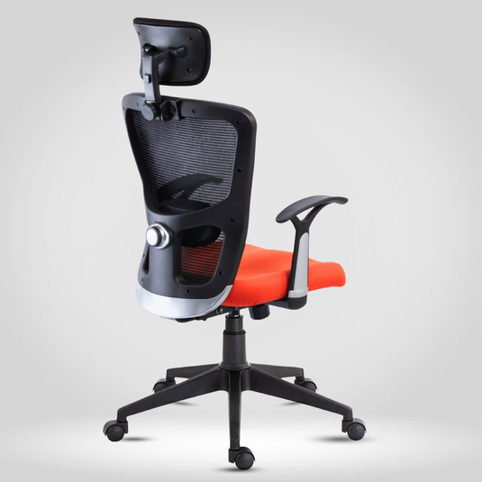 HUMAN METHOD VIBE ELITE ERGONOMIC HIGH BACK REVOLVING OFFICE CHAIR - ORANGE