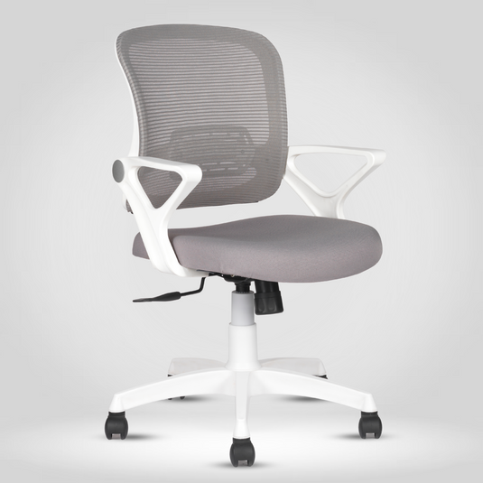 HUMAN METHOD BLOSSOM ERGONOMIC MID BACK REVOLVING OFFICE CHAIR - GREY