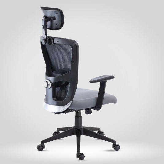 HUMAN METHOD VIBE PLUS ERGONOMIC HIGH BACK REVOLVING OFFICE CHAIR - GREY