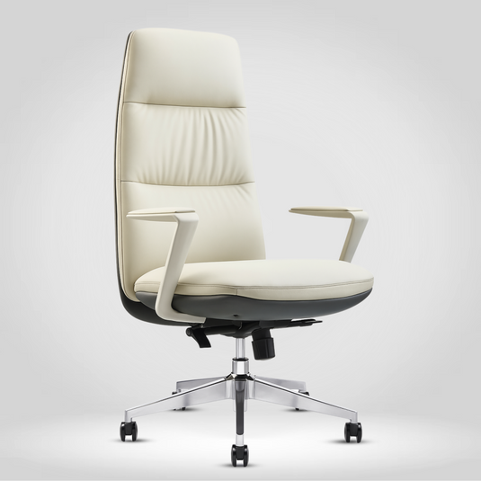 HUMAN METHOD AQUA HIGH BACK REVOLVING CHAIR - PEARL WHITE