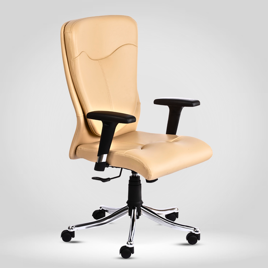 HUMAN METHOD PROGRESS PREMIUM MID BACK REVOLVING CHAIR - BEIGE