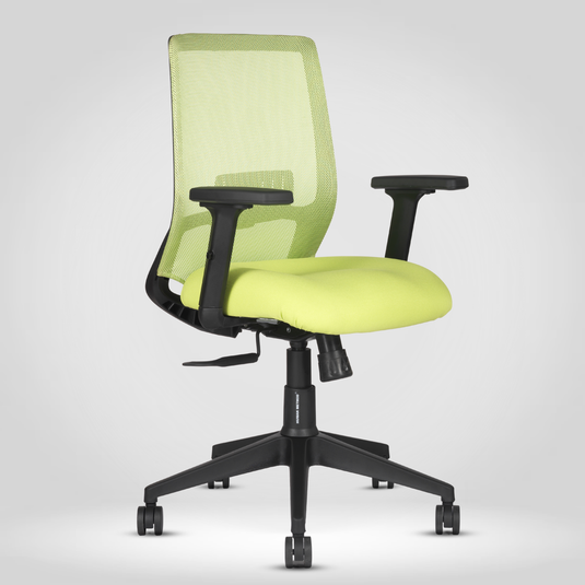 HUMAN METHOD AMAZE ERGONOMIC MID BACK REVOLVING OFFICE CHAIR - GREEN