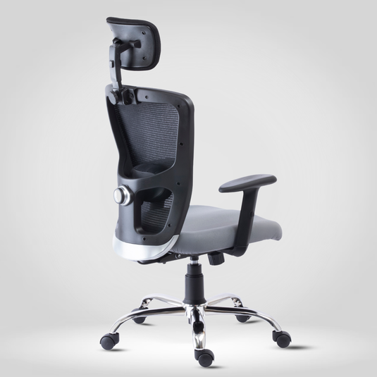 HUMAN METHOD VIBE PRO ERGONOMIC HIGH BACK REVOLVING OFFICE CHAIR - GREY