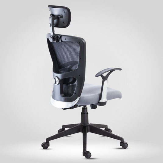 HUMAN METHOD VIBE ELITE ERGONOMIC HIGH BACK REVOLVING OFFICE CHAIR - GREY