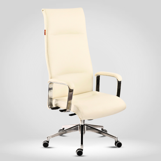 HUMAN METHOD ACCORD PREMIUM SUPER HIGH BACK REVOLVING OFFICE CHAIR - WHITE