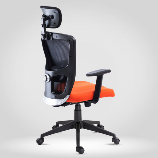 HUMAN METHOD VIBE PLUS ERGONOMIC HIGH BACK REVOLVING OFFICE CHAIR - ORANGE