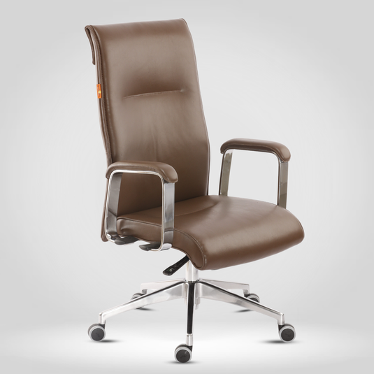 HUMAN METHOD ACCORD PREMIUM MID BACK REVOLVING OFFICE CHAIR - BROWN