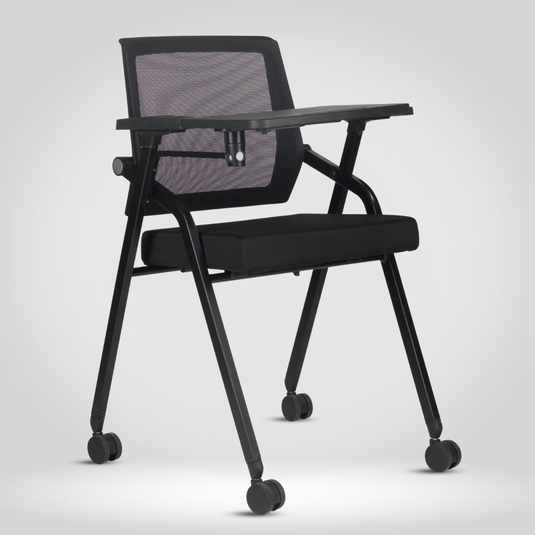 HUMAN METHOD FLEXI TRAINING CHAIR - WITH WRITING PAD AND WHEELS