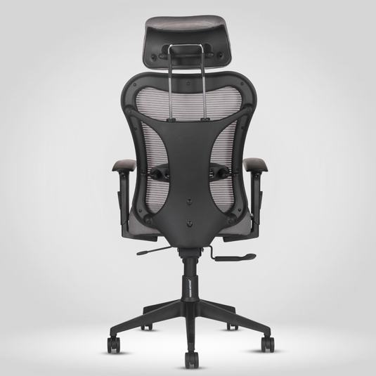 HUMAN METHOD TASK (PREMIUM) HIGH BACK REVOLVING CHAIR - PEARL GREY