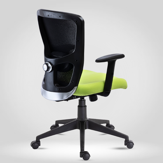 HUMAN METHOD VIBE PLUS ERGONOMIC MID BACK REVOLVING OFFICE CHAIR - GREEN
