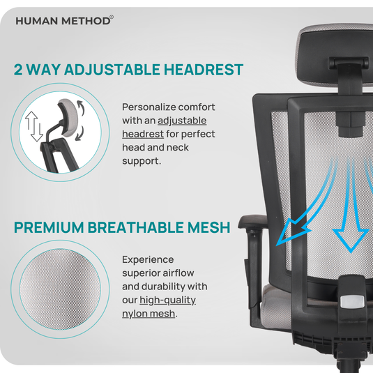 HUMAN METHOD ULTIMA (PREMIUM) HIGH BACK REVOLVING CHAIR