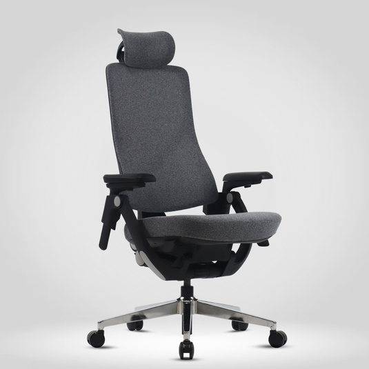 HUMAN METHOD GRAVITY HIGH BACK REVOLVING CHAIR -BLACK