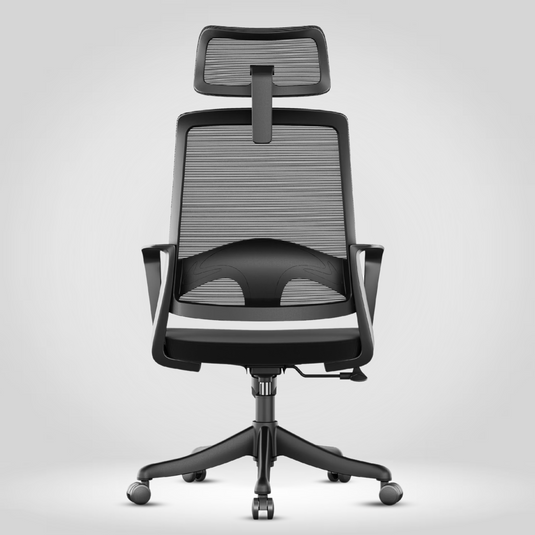 HUMAN METHOD WHALE HIGH BACK REVOLVING CHAIR - JET BLACK