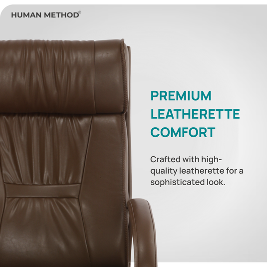 HUMAN METHOD OPERA HIGH BACK REVOLVING CHAIR (PREMIUM) - BROWN