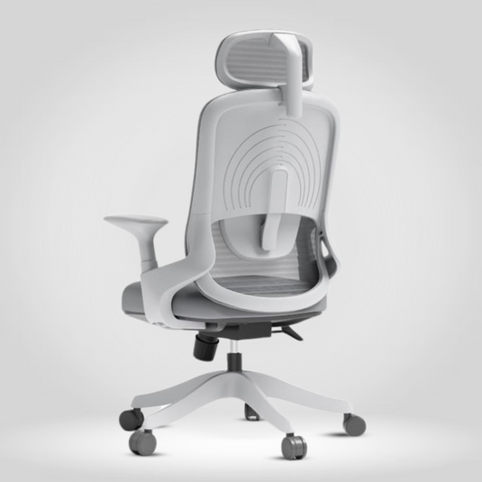 HUMAN METHOD POLO HIGH BACK REVOLVING CHAIR - GREY