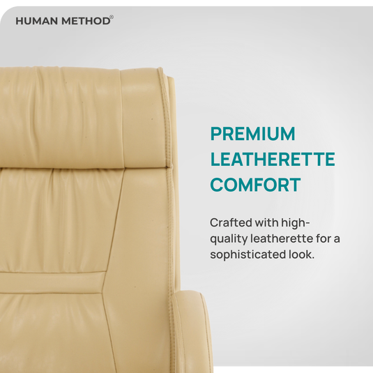 HUMAN METHOD OPERA HIGH BACK REVOLVING CHAIR (PREMIUM) - BEIGE