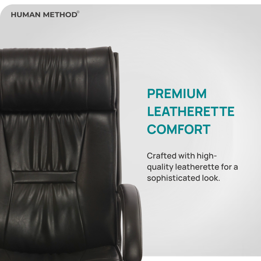 HUMAN METHOD OPERA HIGH BACK REVOLVING CHAIR (PREMIUM) - BLACK
