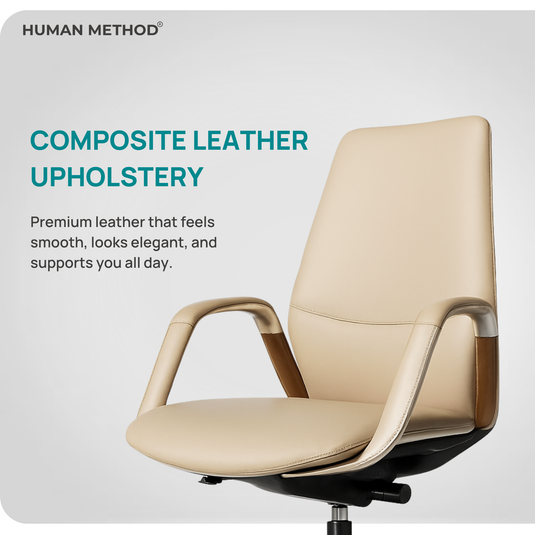 HUMAN METHOD CRUISE MID BACK GL REVOLVING CHAIR - BEIGE
