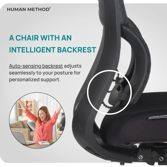 HUMAN METHOD ERGON (ELEGNACE) MID BACK REVOLVING OFFICE CHAIR