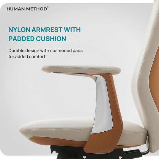 HUMAN METHOD FELIX HIGH BACK REVOLVING CHAIR -BEIGE