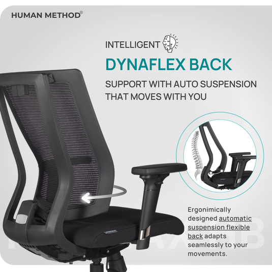 HUMAN METHOD PROMAX (SUPREME) ERGONOMIC MID BACK REVOLVING CHAIR