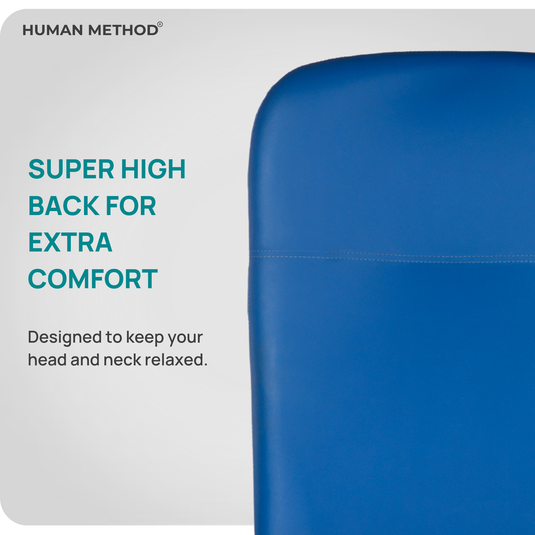 HUMAN METHOD PARAMOUNT (SUPREME) ERGONOMIC SUPER HIGH BACK REVOLVING CHAIR - ROYAL BLUE