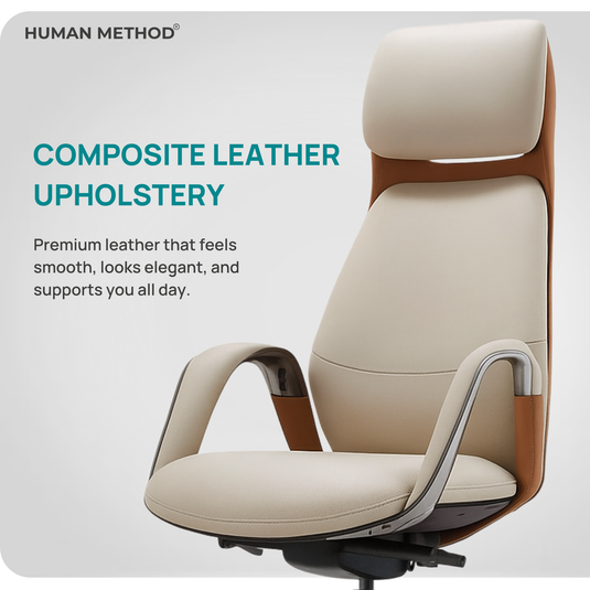 HUMAN METHOD CRUISE HIGH BACK REVOLVING CHAIR - BEIGE