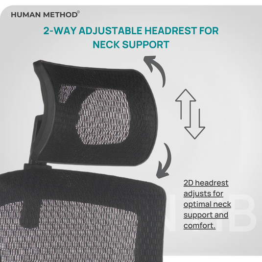 HUMAN METHOD ERGON (ELEGNACE) HIGH BACK REVOLVING OFFICE CHAIR