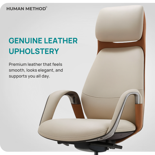 HUMAN METHOD CRUISE HIGH BACK GL REVOLVING CHAIR - BEIGE