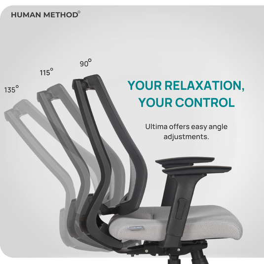 HUMAN METHOD ULTIMA (PREMIUM) MID BACK REVOLVING CHAIR