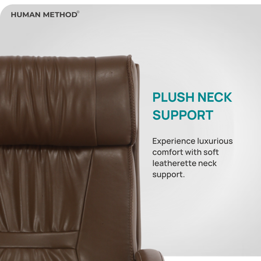HUMAN METHOD OPERA HIGH BACK REVOLVING CHAIR (PREMIUM) - BROWN