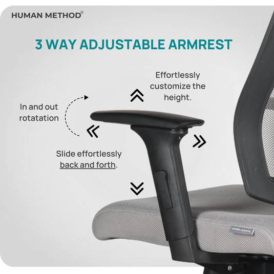 HUMAN METHOD ULTIMA (PREMIUM) MID BACK REVOLVING CHAIR